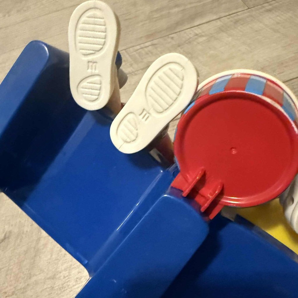 Vintage M&M's Blue Red Yellow Candy Dispenser - Picture 14 of 16